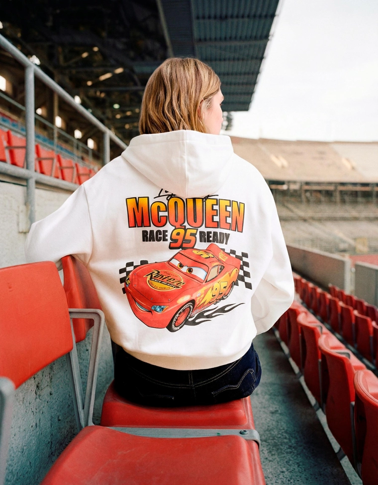 Худи с принтом «Автомобили»