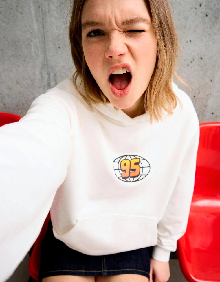 Худи с принтом «Автомобили»