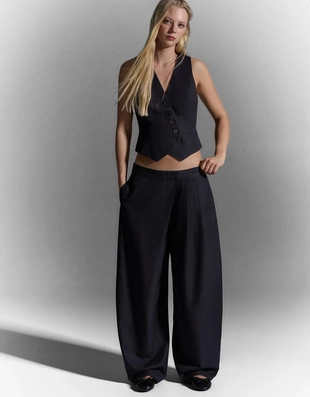 Жилет в полоску- Заказать в России