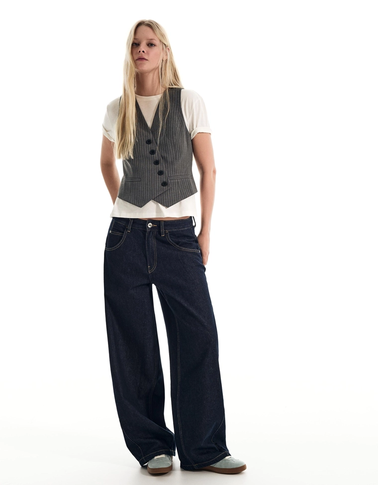 Жилет в полоску