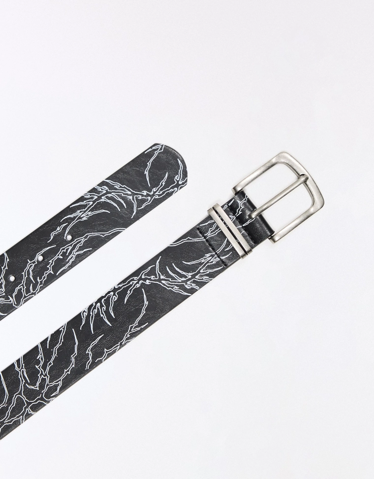 Ремень с принтом