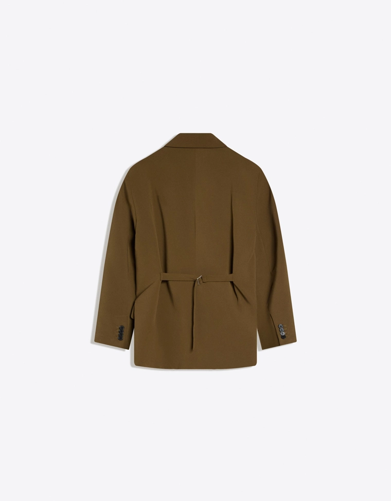 Блейзер с пряжкой сзади