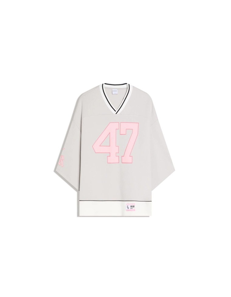 Спортивная футболка с короткими рукавами и принтом