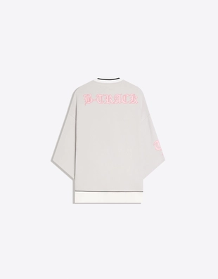 Спортивная футболка с короткими рукавами и принтом- Заказать в России