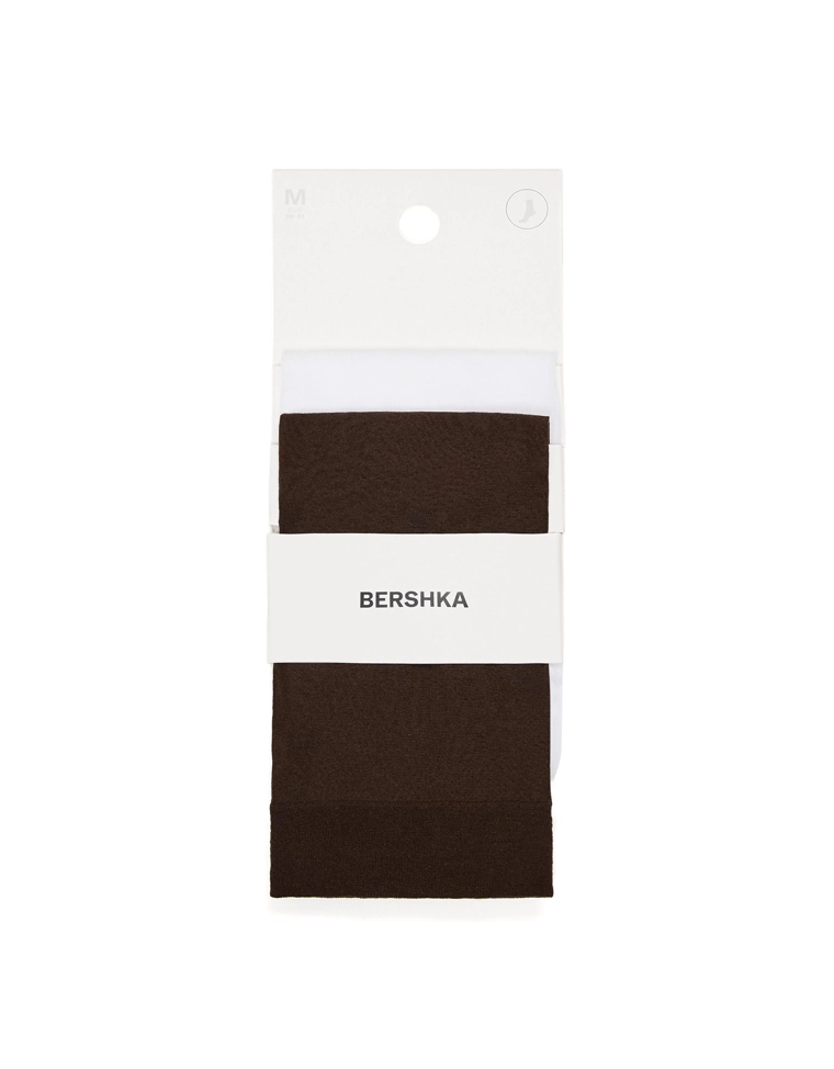 Носки в горошек с эффектом плюметти