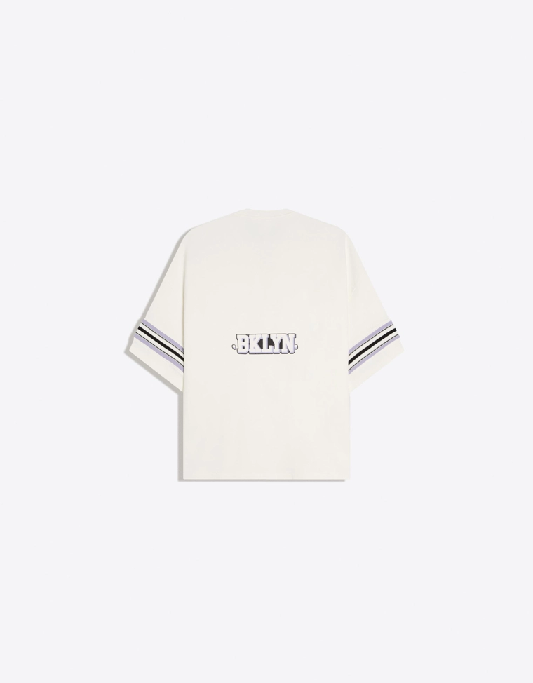 Футболка оверсайз с короткими рукавами и принтом