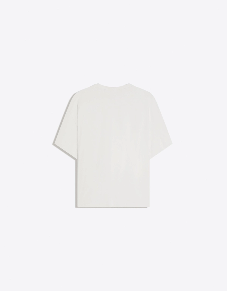 Футболка геометрического кроя с короткими рукавами и принтом