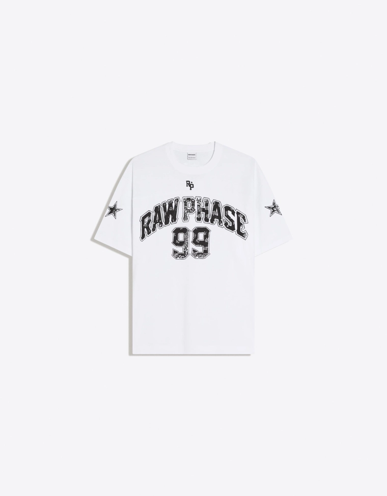 Спортивная футболка геометрического кроя