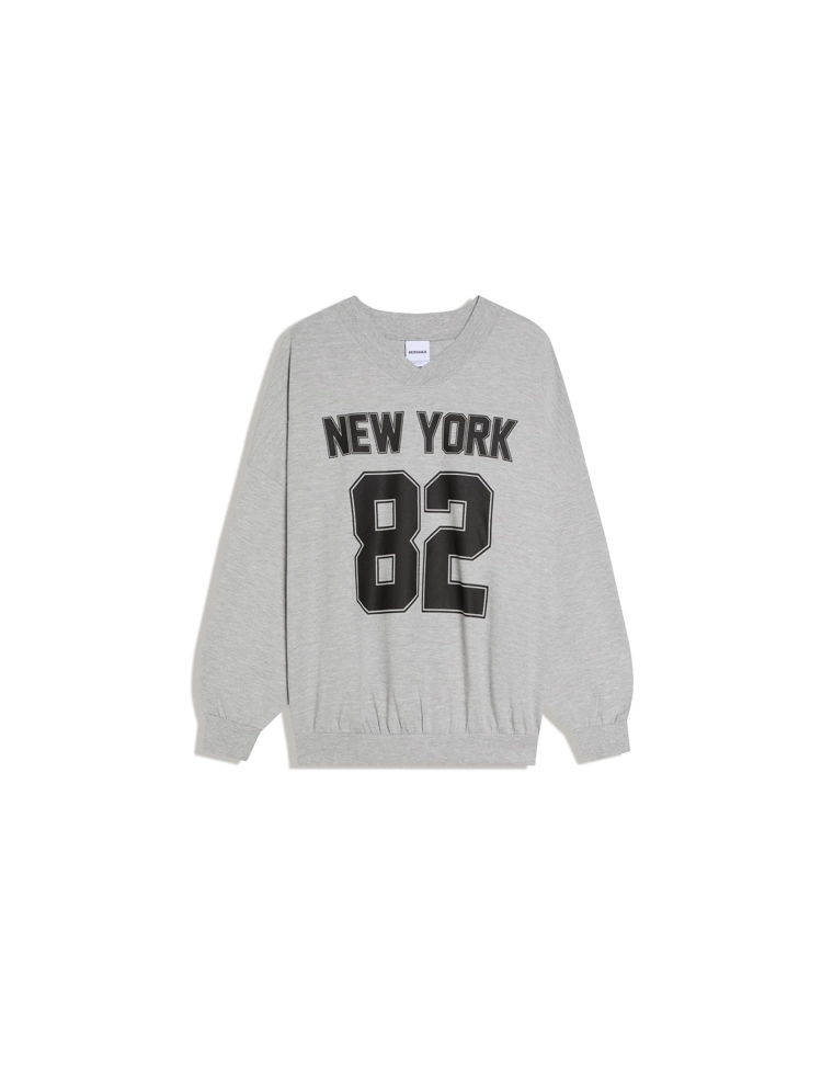 Толстовка оверсайз с принтом