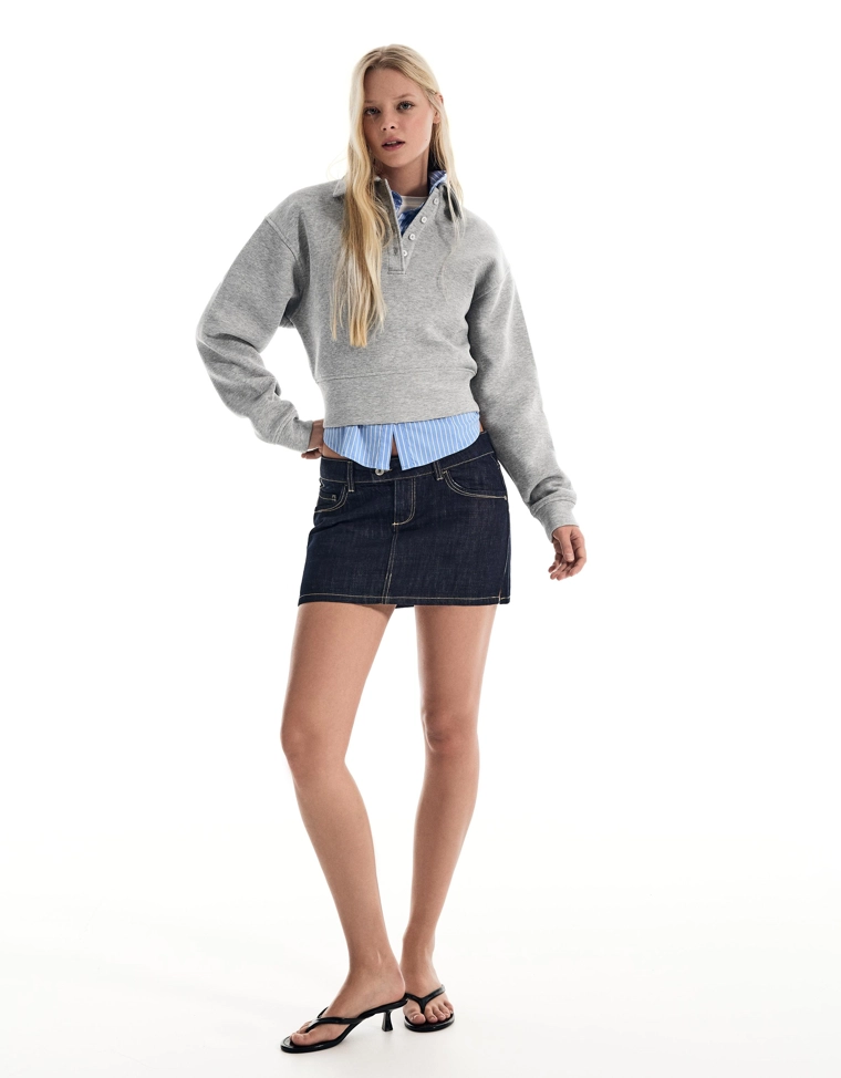 Поло с длинными рукавами и поясом