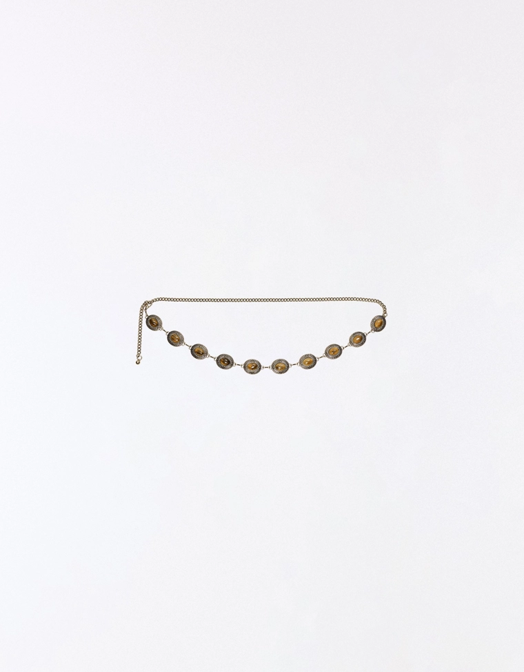 Ремень-цепочка со стразами