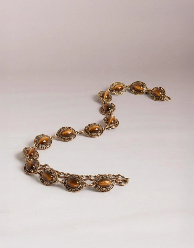 Ремень-цепочка со стразами