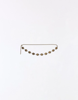 Ремень-цепочка со стразами- Заказать в России