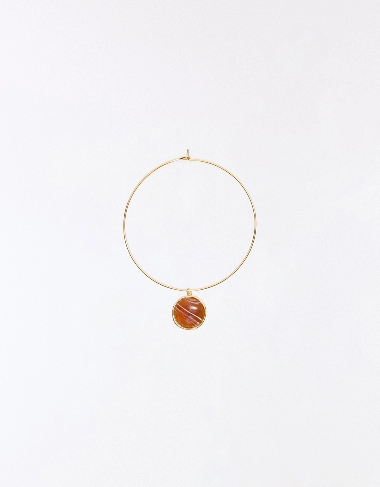 Цепочка с подвеской из камня