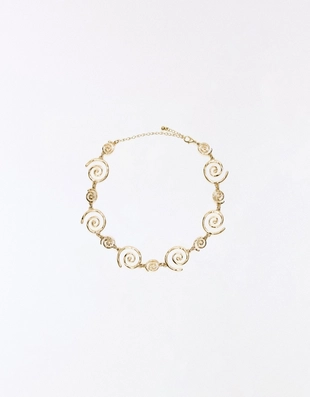 Ожерелье-чокер «спираль»- Заказать в России