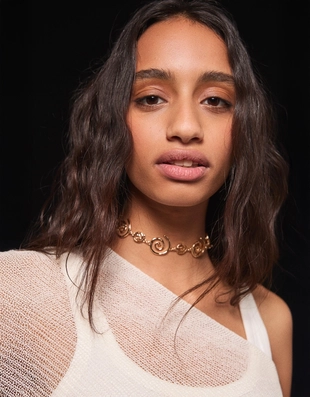 Ожерелье-чокер «спираль»- Заказать в России