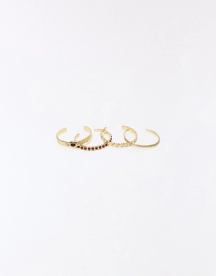 Набор из 4 браслетов со стразами- Заказать в России