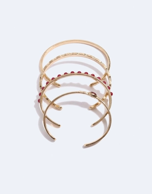 Набор из 4 браслетов со стразами- Заказать в России