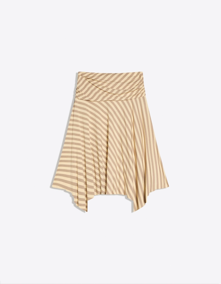 Юбка миди со сборкой