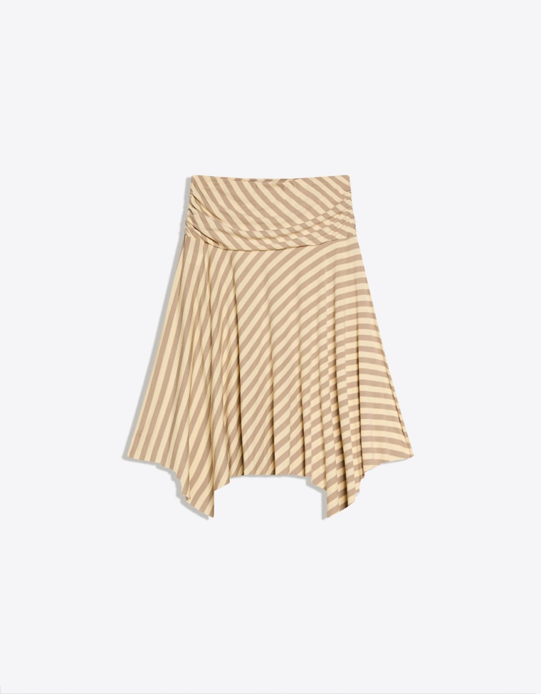 Юбка миди со сборкой