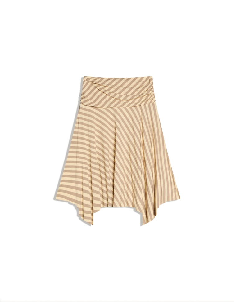 Юбка миди со сборкой