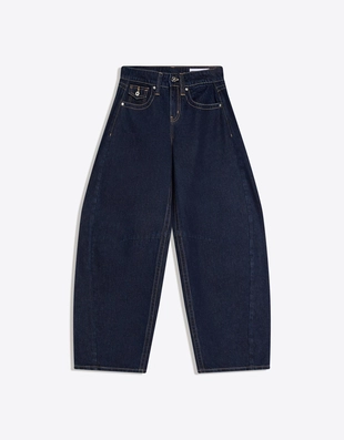 Джинсы свободного кроя с низкой посадкой- Заказать в России