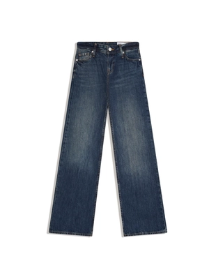 Джинсы прямого кроя с низкой посадкой- Заказать в России