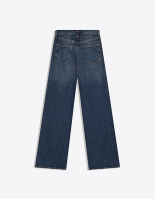 Джинсы прямого кроя с низкой посадкой- Заказать в России