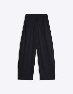 Брюки из струящейся ткани с запахом- Заказать в России