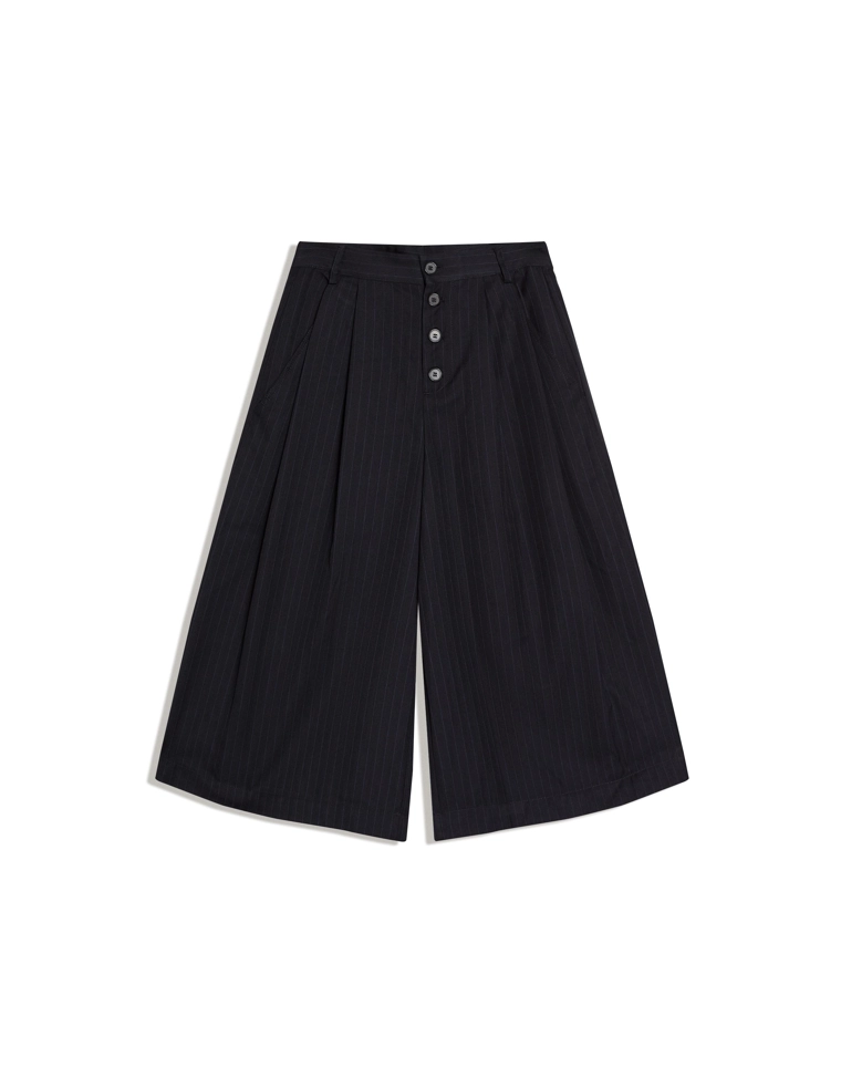 Бермуды-кюлоты в полоску