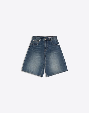 Джинсовые шорты свободного кроя- Заказать в России
