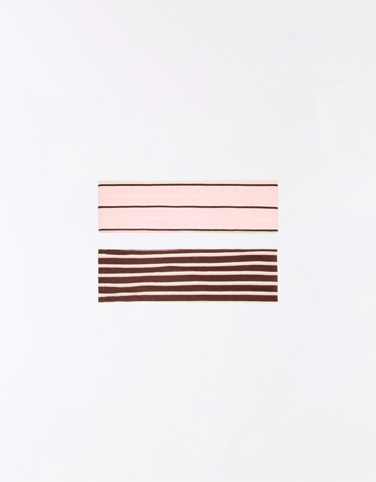 Набор из 2 резинок для волос с принтом