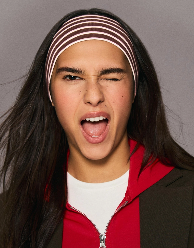 Набор из 2 резинок для волос с принтом