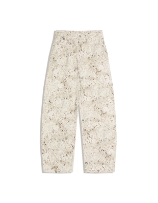 Джинсы свободного кроя с низкой посадкой и принтом- Заказать в России