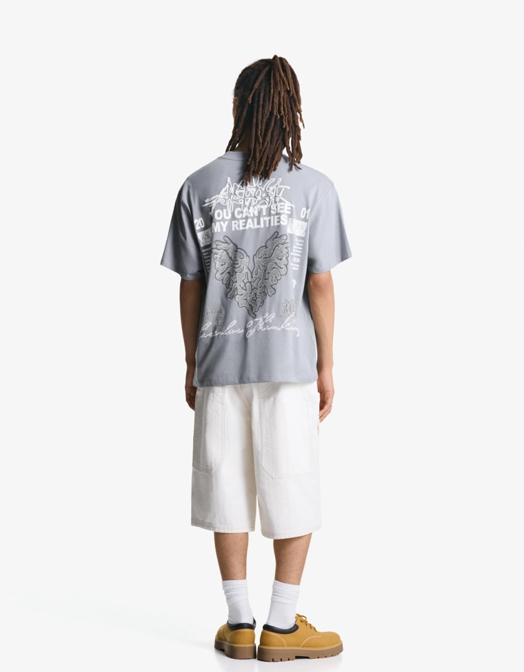 Футболка с принтом