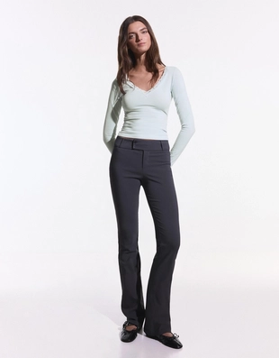 Лонгслив с кружевной отделкой- Заказать в России