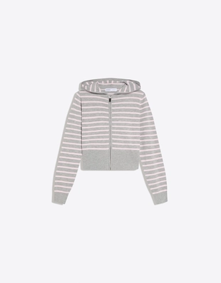 Худи на молнии в полоску- Заказать в России