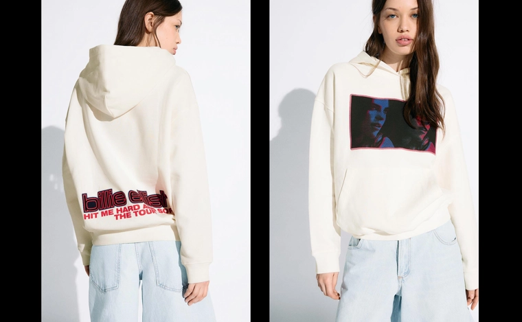 Худи с принтом Билли Айлиш