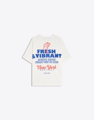 Футболка оверсайз с принтом- Заказать в России