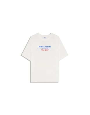 Футболка оверсайз с принтом- Заказать в России