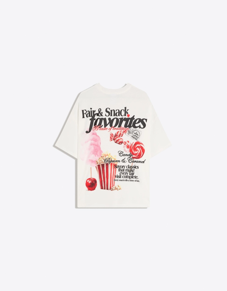 Футболка с короткими рукавами oversize