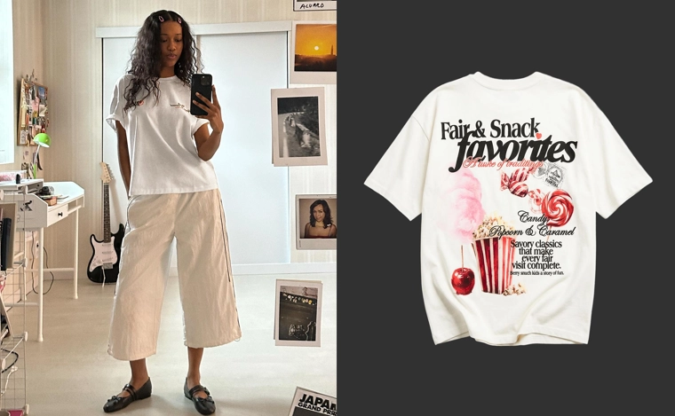 Футболка с короткими рукавами oversize