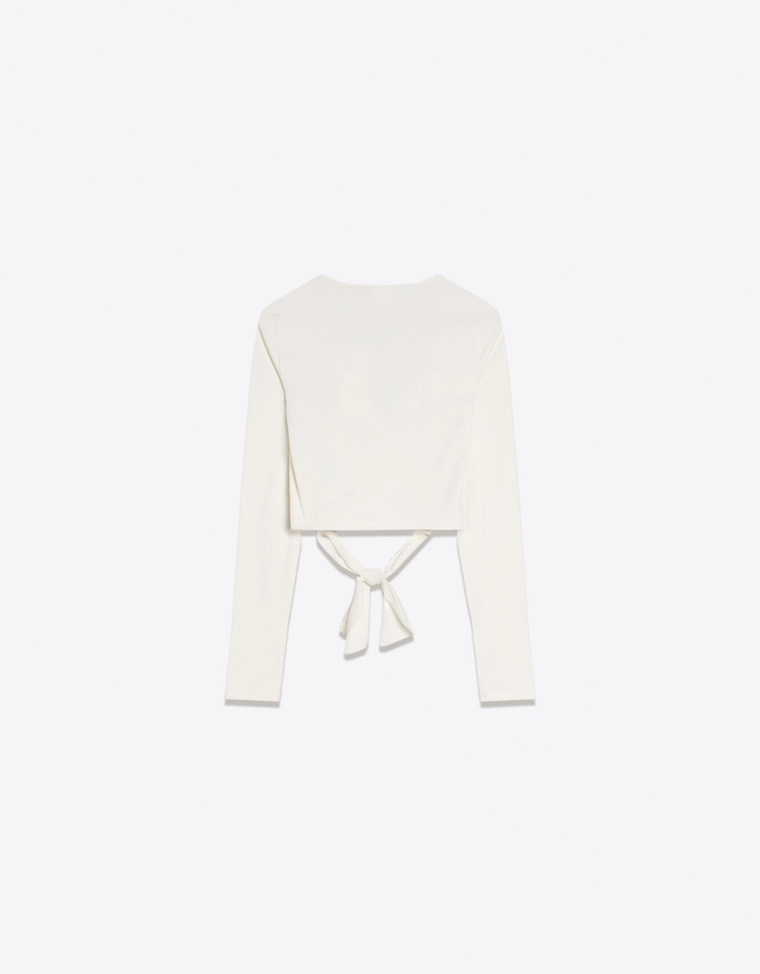 Кардиган с узлом