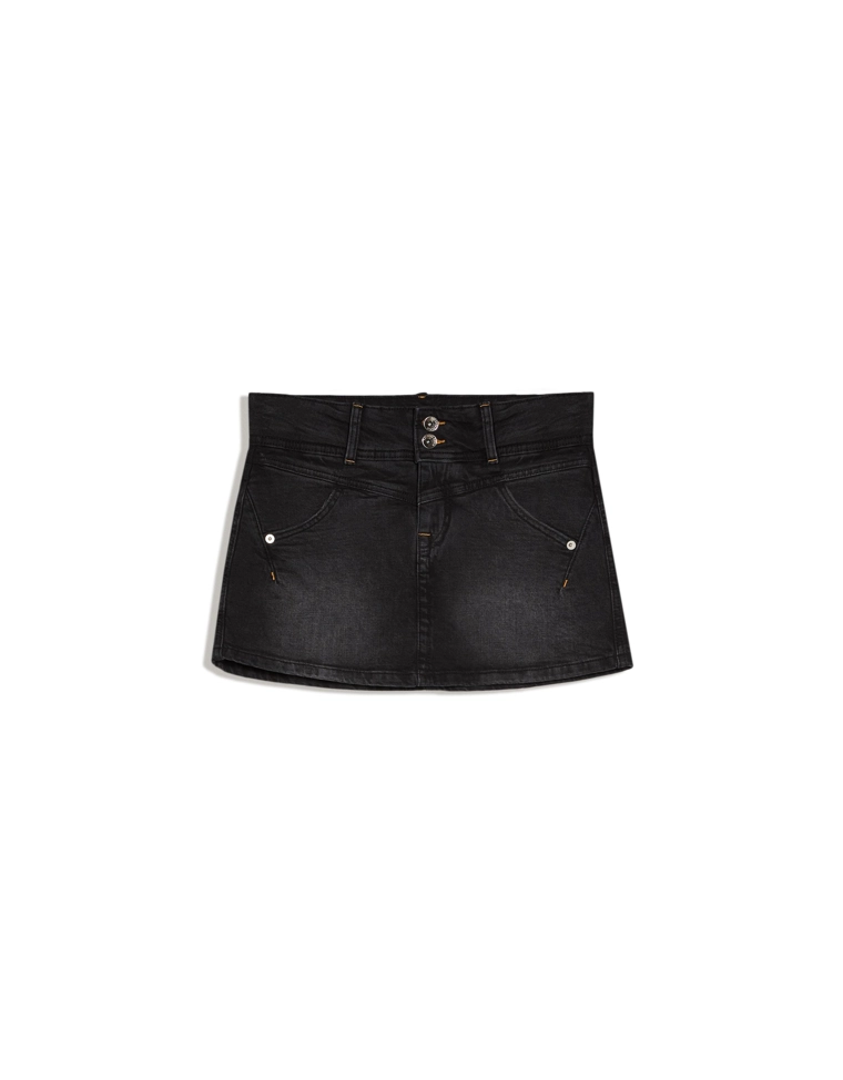 Джинсовая юбка-шорты