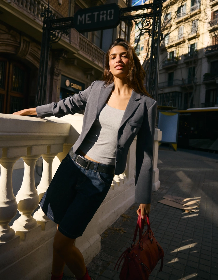 Укороченный блейзер