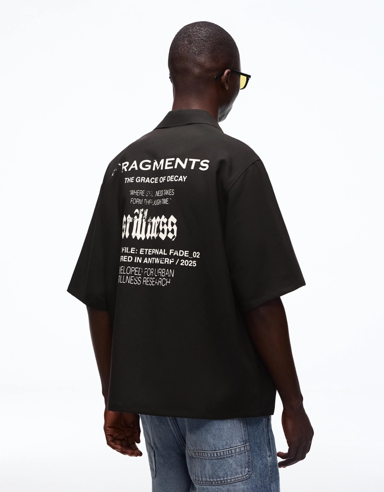 Рубашка с короткими рукавами и вышивкой