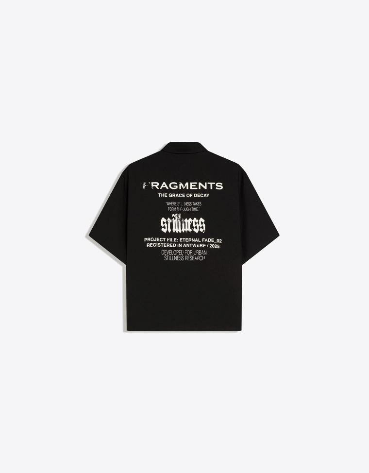 Рубашка с короткими рукавами и вышивкой