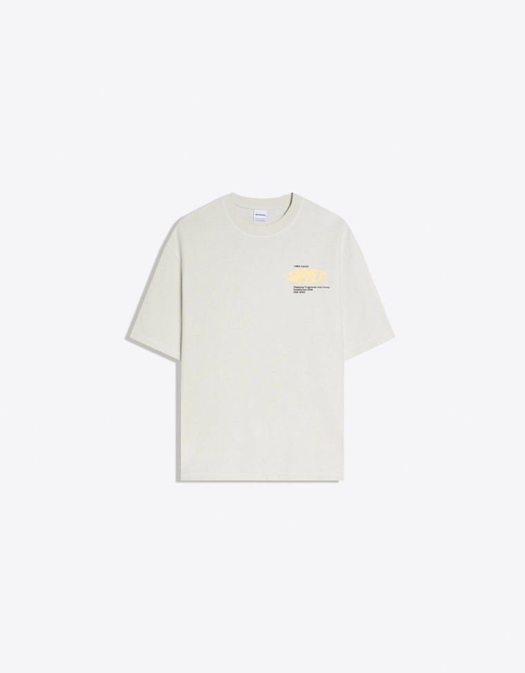 Футболка из мягкой ткани с принтом