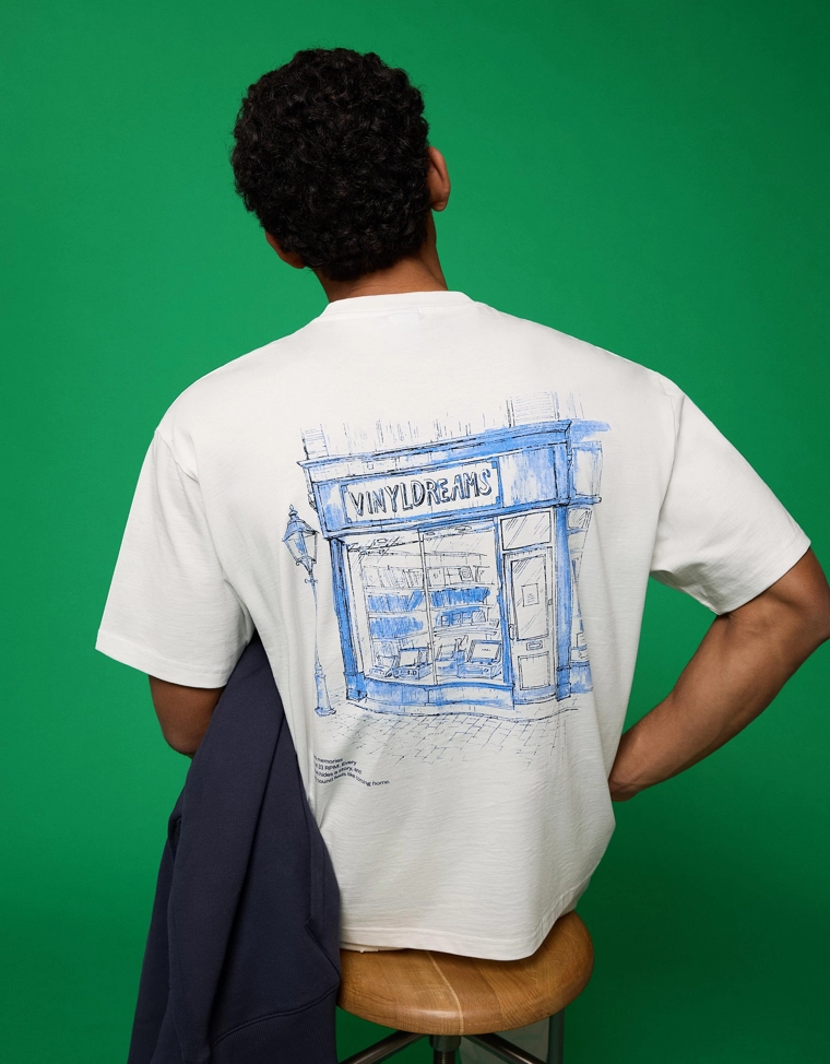 Футболка с принтом