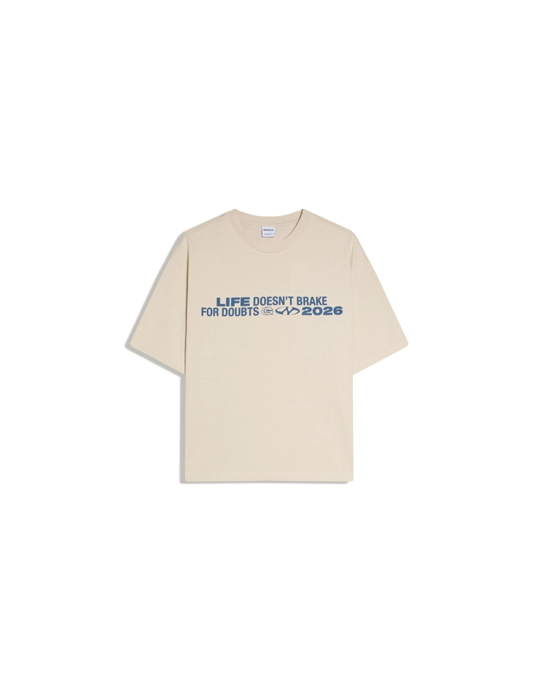 Футболка с короткими рукавами и принтом